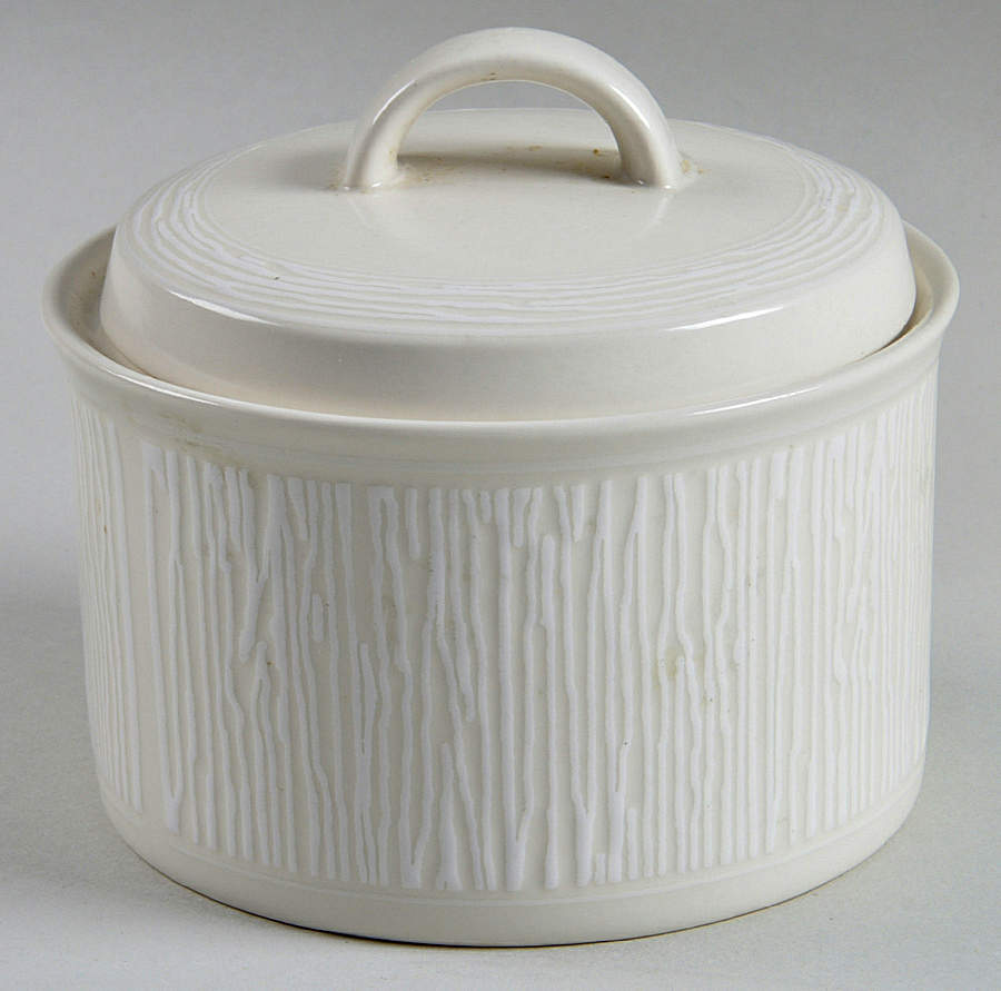 White Birch Sugar Bowl & Lid by Mikasa-1