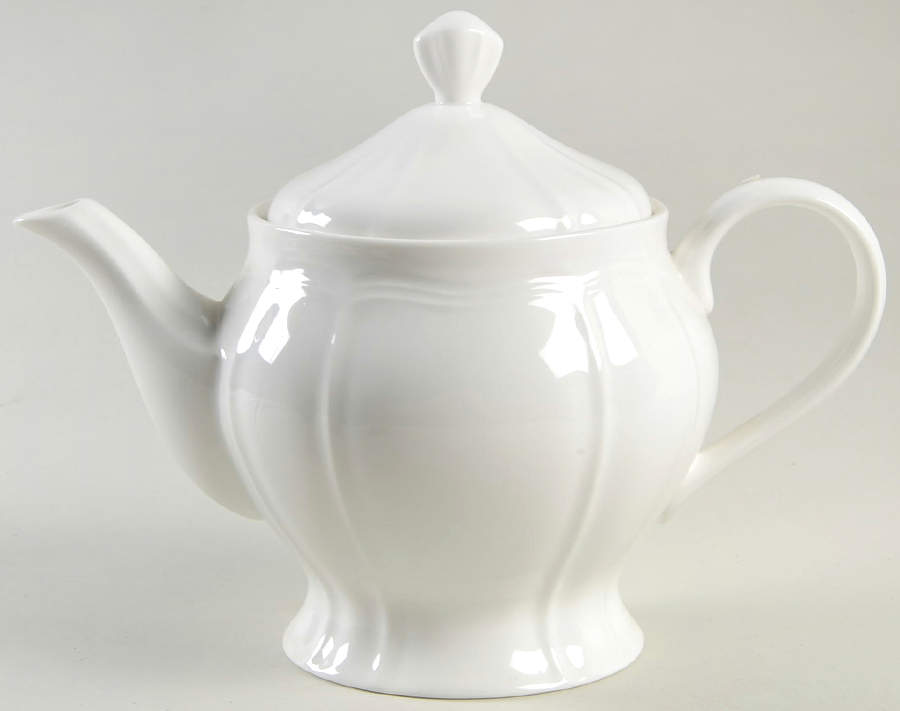 Antique White (Not Bone) Teapot & Lid by Mikasa-1