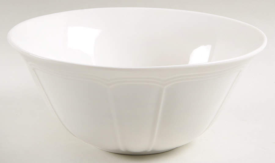 Antique White (Not Bone) 9" Round Serving Bowl by Mikasa-1