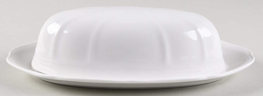 Antique White (Not Bone) 1/4 Lb Covered Butter by Mikasa-1