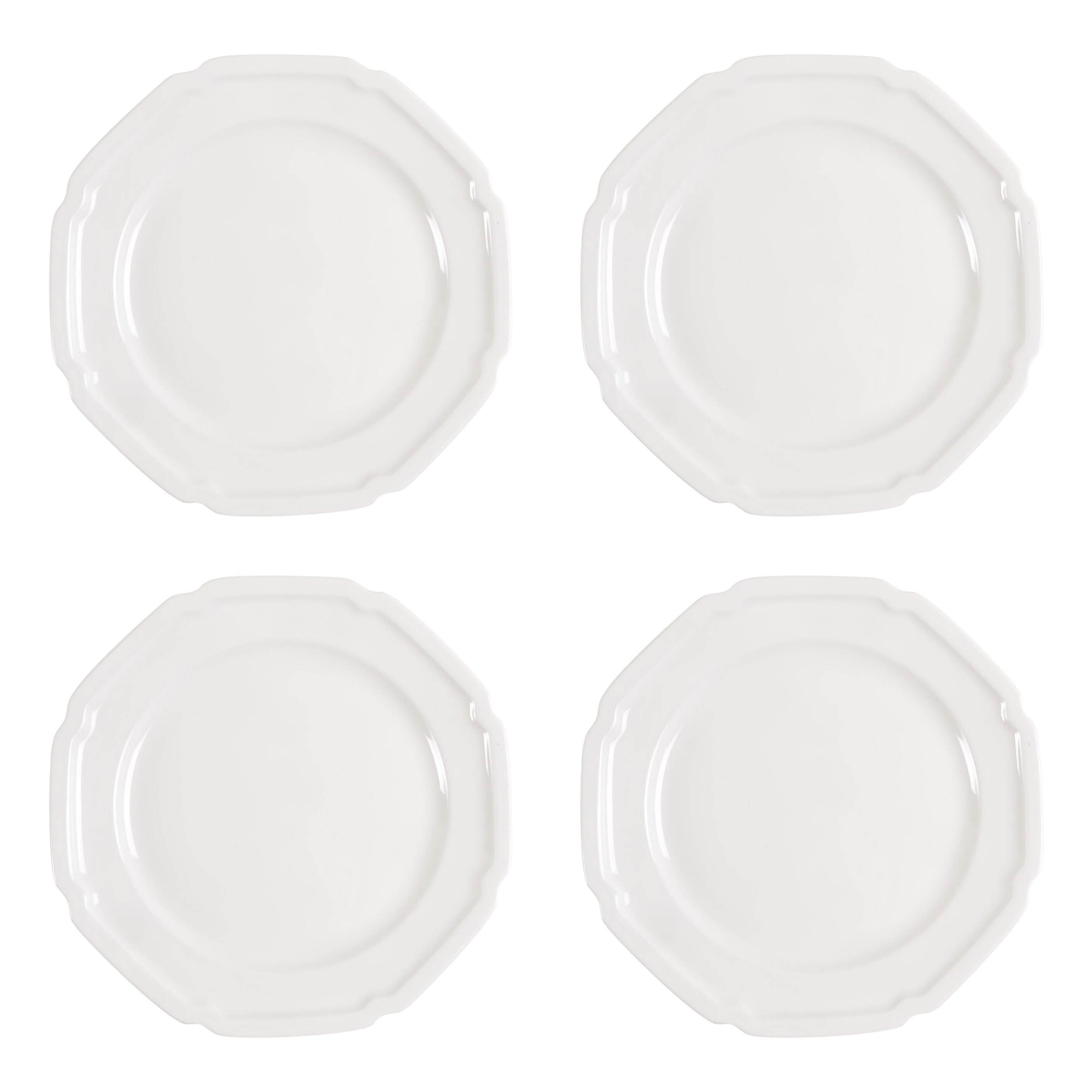 Antique White (Not Bone) Dinner Plate - Set of 4 by Mikasa-1