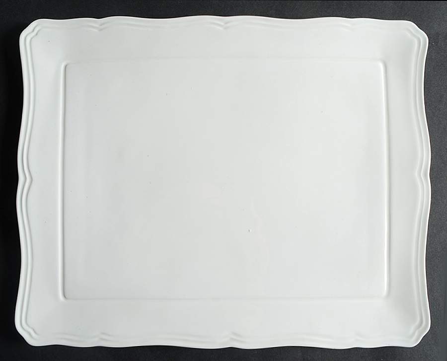 Antique White (Not Bone) Flat Cake Plate/Cheese Plate by Mikasa-1