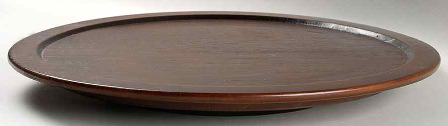 Antique White (Not Bone) Wood Lazy Susan Base by Mikasa-1