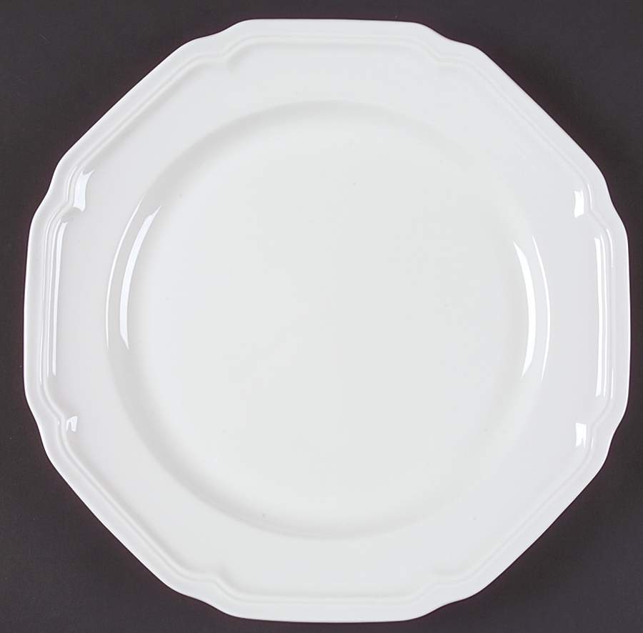 Antique White (Not Bone) 12" Chop Plate (Round Platter) by Mikasa-1