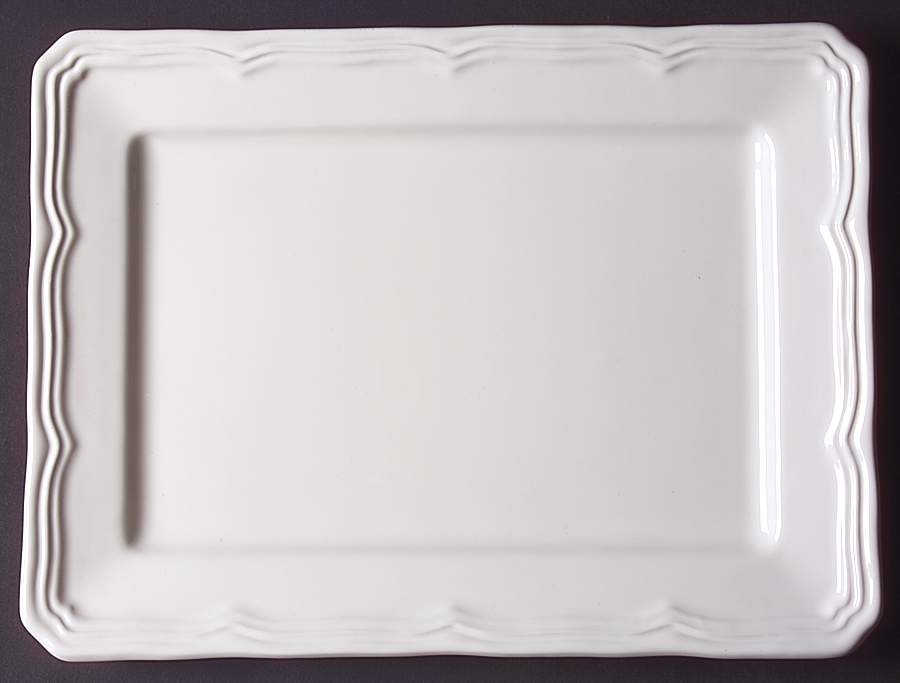Antique White (Not Bone) Canape Tray by Mikasa-1