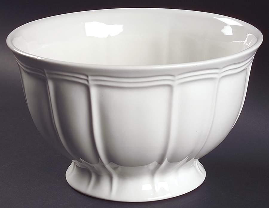 Antique White (Not Bone) 10" Footed Bowl by Mikasa-1