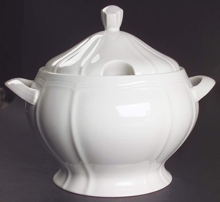 Antique White (Not Bone) Tureen &  Lid by Mikasa-1