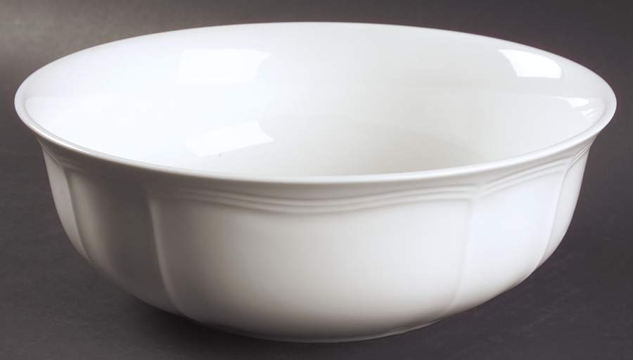Antique White (Not Bone) 10" Large Salad Serving Bowl by Mikasa-1