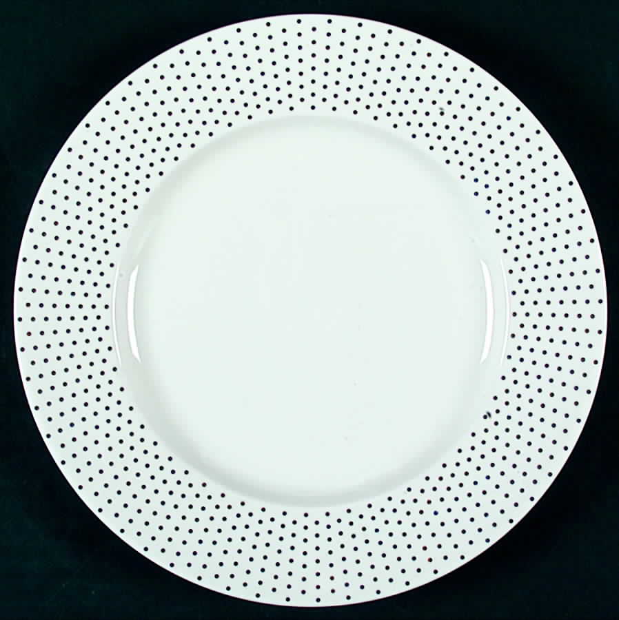 Pinpoint Silver Salad Plate by Mikasa-1