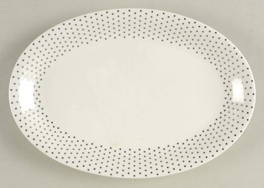 Pinpoint Silver Butter Tray by Mikasa-1