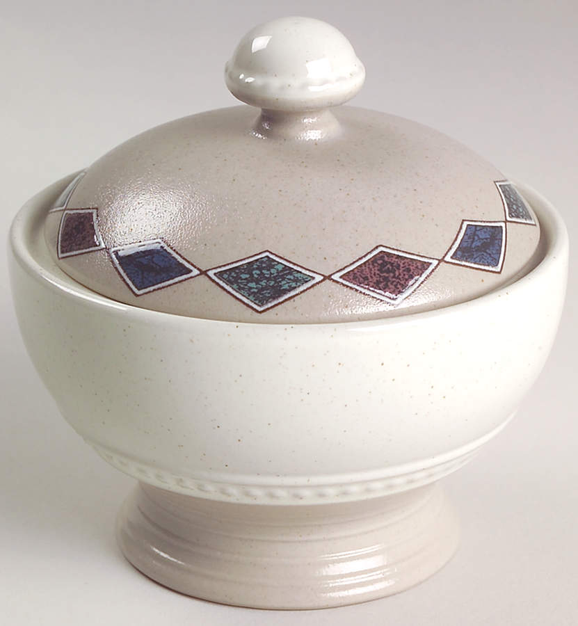 Terrazzo Sugar Bowl & Lid by Mikasa-1