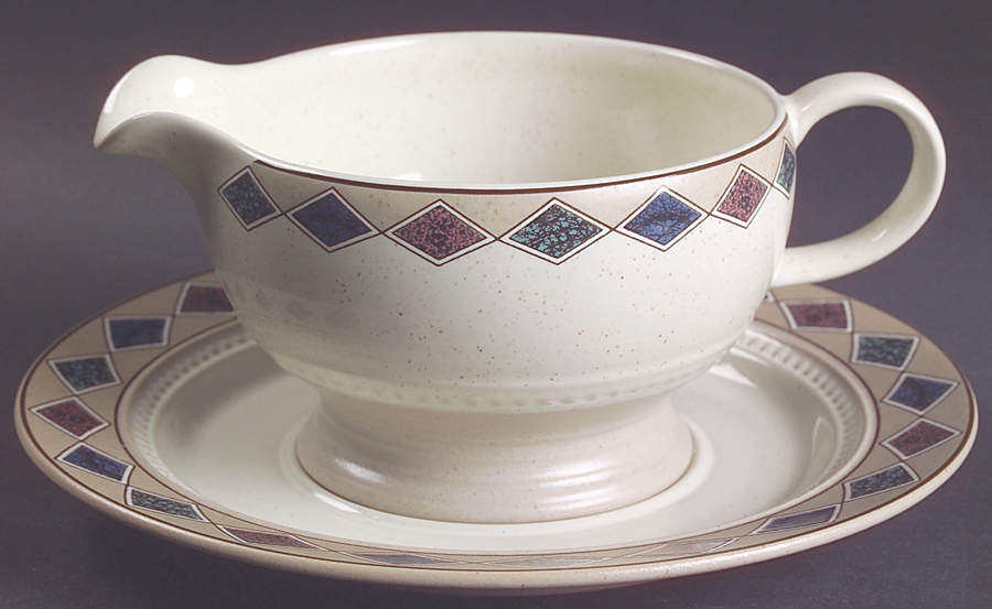 Terrazzo Gravy Boat & Underplate by Mikasa-1