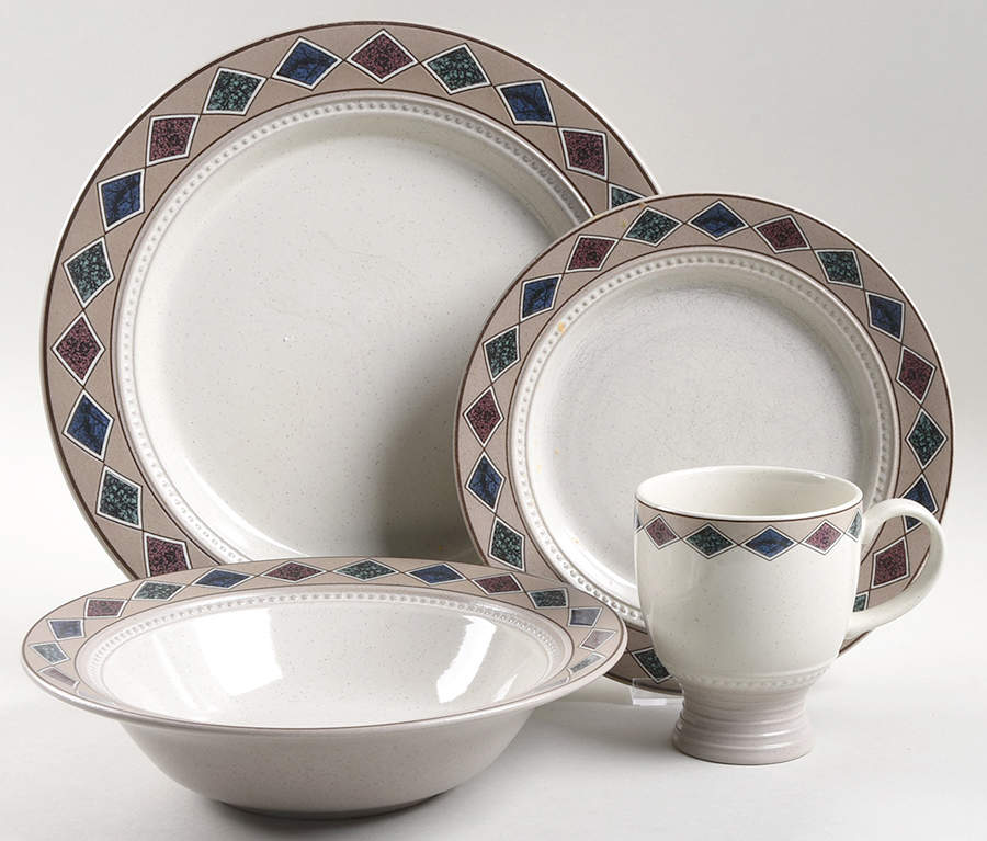 Terrazzo 4 Piece Place Setting by Mikasa-1