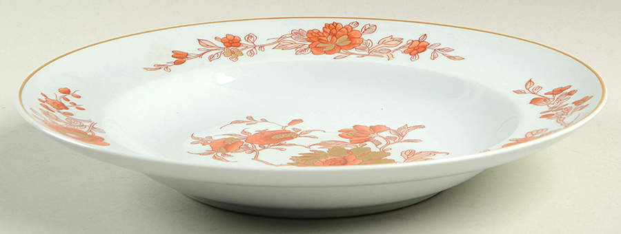 Iris Large Rim Soup Bowl by Mottahedeh-1