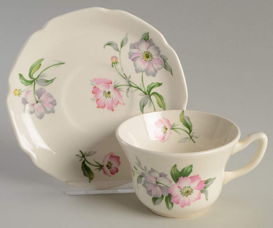 MTC51 Flat Cup & Saucer Set by Mount Clemens-1