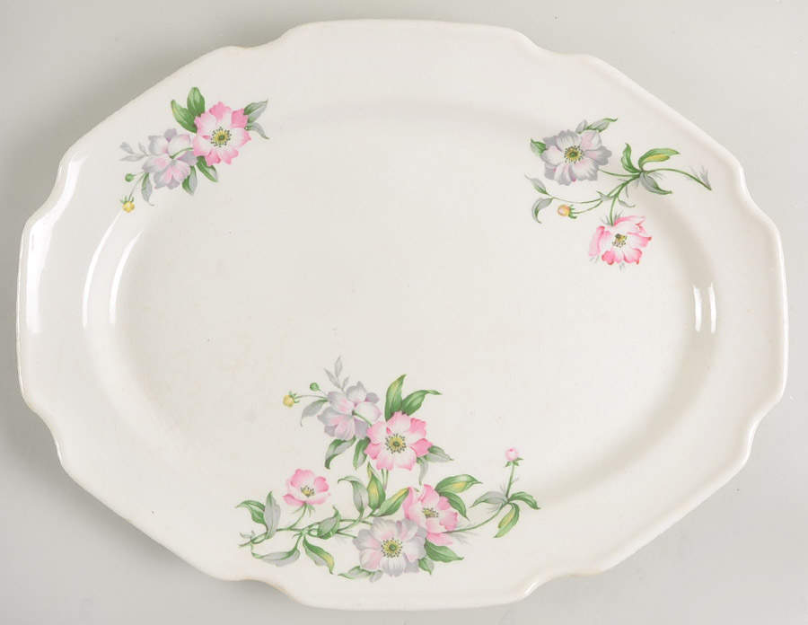 MTC51 13" Oval Serving Platter by Mount Clemens-1