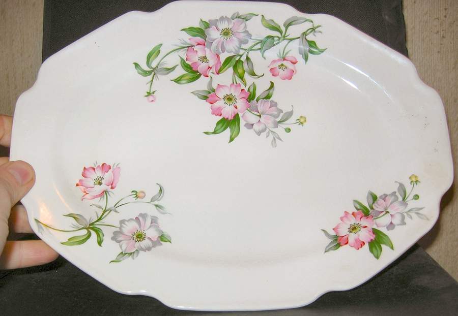 MTC51 11" Oval Serving Platter by Mount Clemens-1