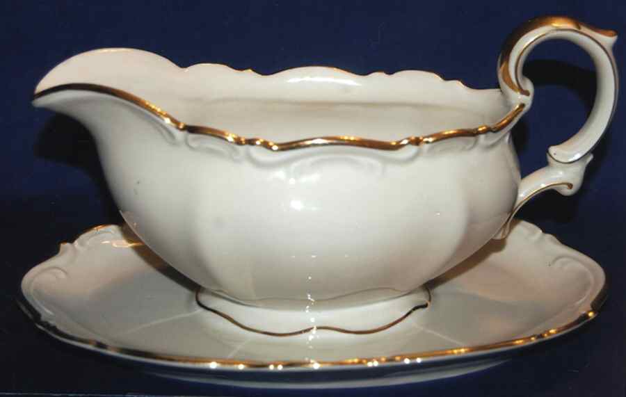 MIT90 Gravy Boat with Attached Underplate by Mitterteich-1