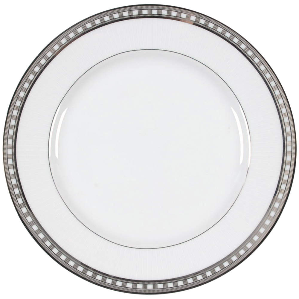 Platinum Symmetry Salad Plate by Mikasa-1