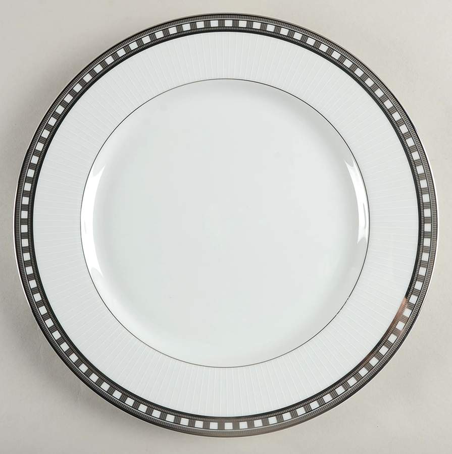 Platinum Symmetry 12" Chop Plate (Round Platter) by Mikasa-1