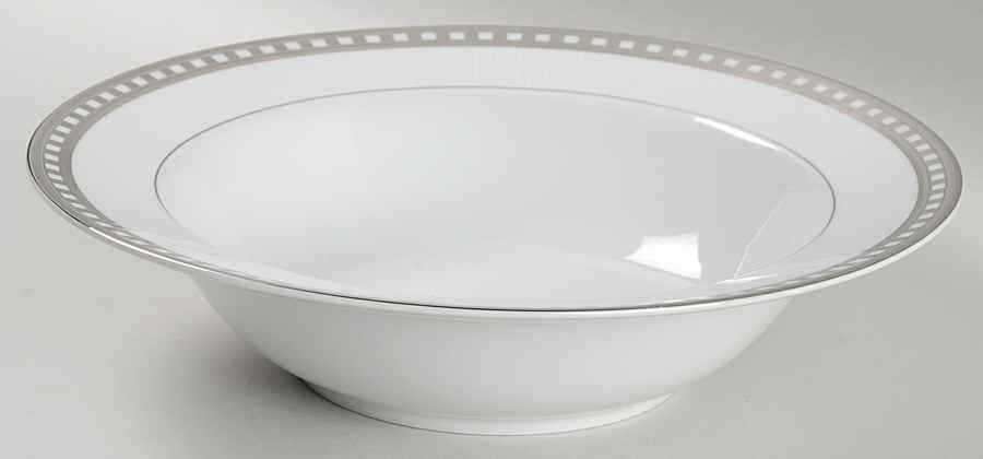 Platinum Symmetry 10" Round Vegetable Bowl by Mikasa-1