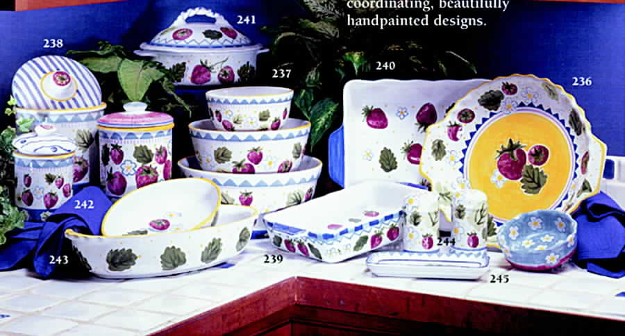Strawberry Field 12'' Oval Baker by Mesa Intl-1