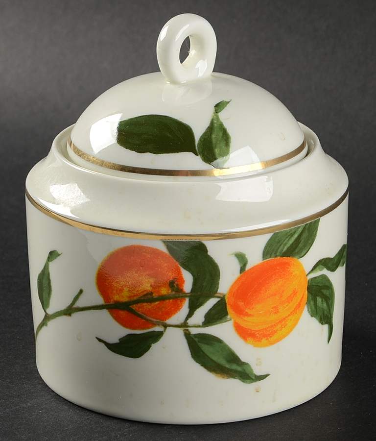 Regal Pomme Sugar Bowl & Lid by Mikasa-1