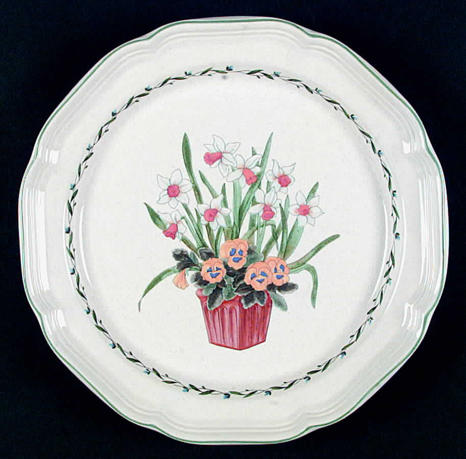 Flower Box Dinner Plate by Mikasa-1