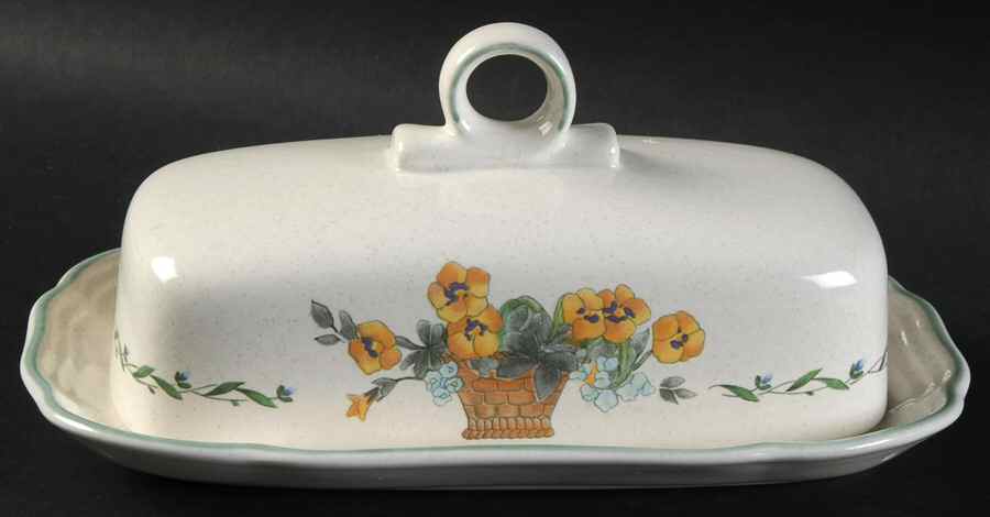 Flower Box 1/4 Lb Covered Butter by Mikasa-1
