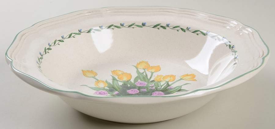 Flower Box 9" Round Vegetable Bowl by Mikasa-1