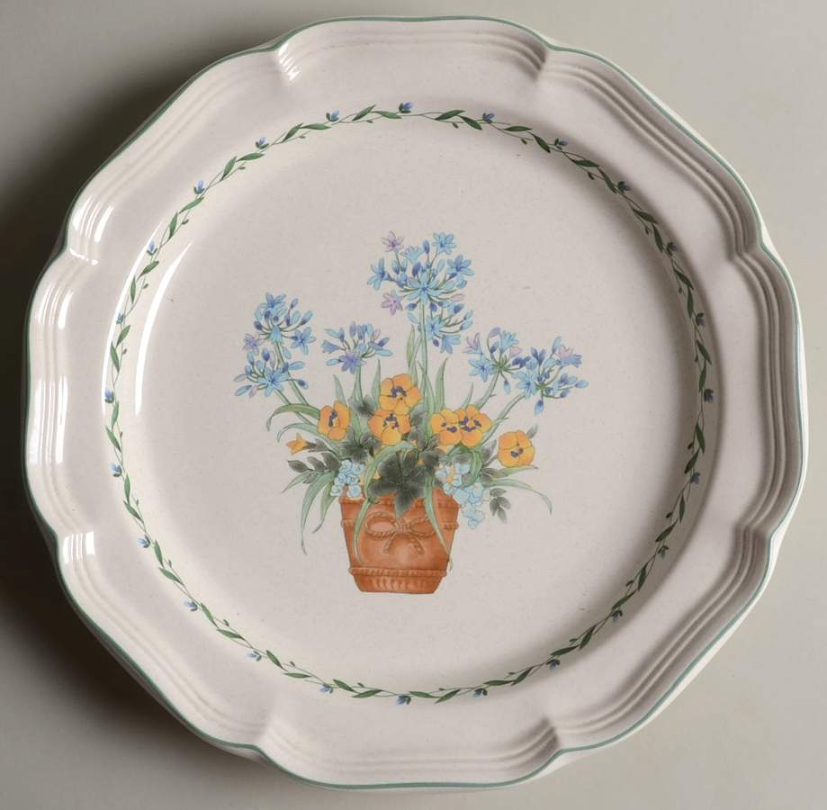 Flower Box 12" Chop Plate (Round Platter) by Mikasa-1