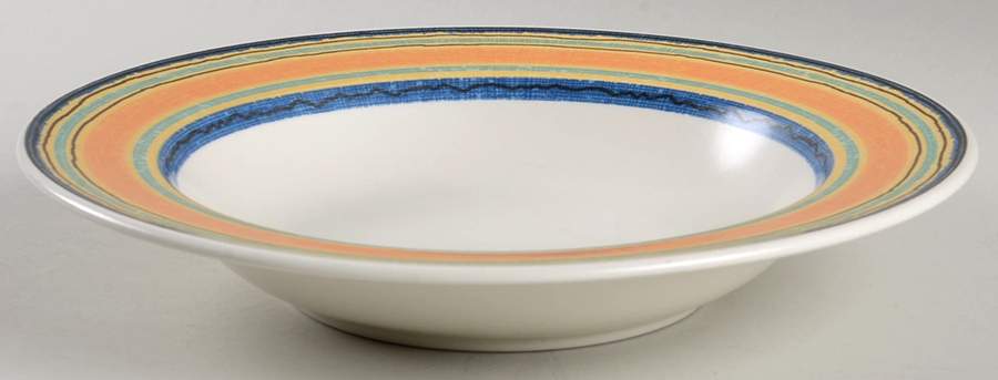 Color Medley Large Rim Soup Bowl by Mikasa-1