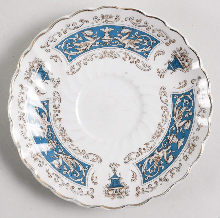 Rialto Blue Saucer by Myott Staffordshire-1