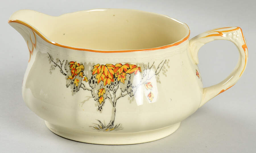 Coralie Gravy Boat by Alfred Meakin-1