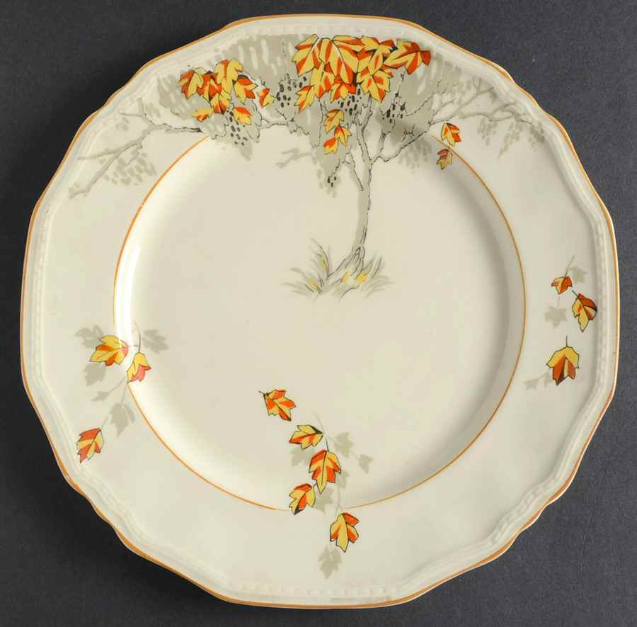 Coralie Luncheon Plate by Alfred Meakin-1