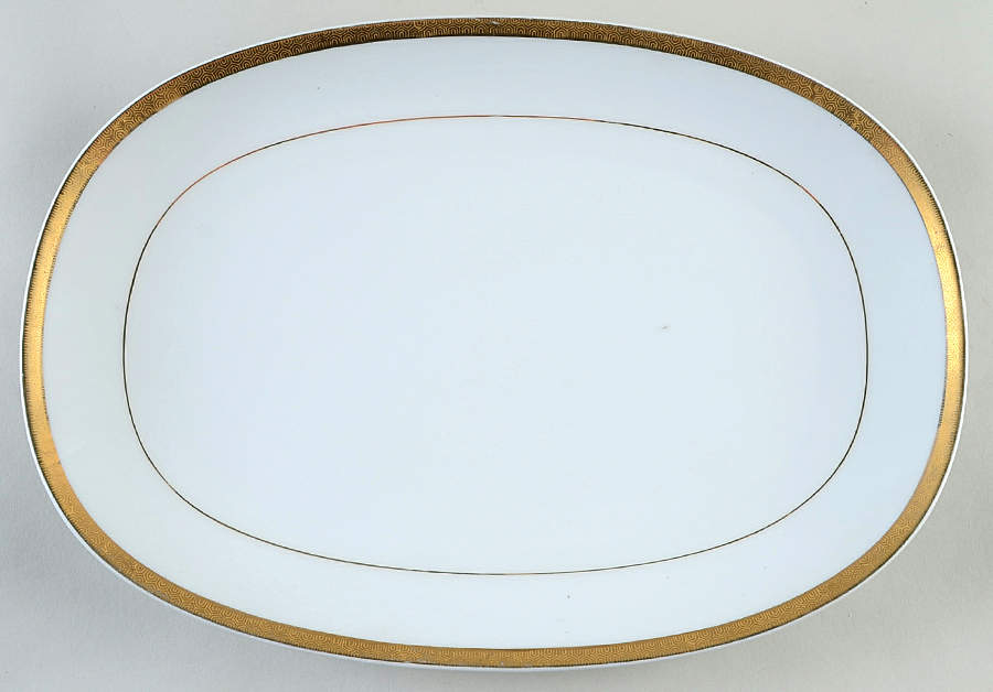 Imperator 13" Oval Serving Platter by Mt Hira-1