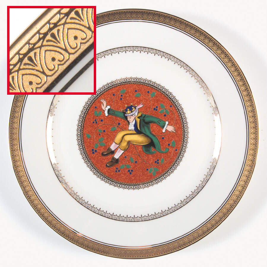 Twelve Days of Christmas Gold Luncheon Plate by Mikasa-1