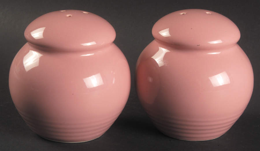 Color Connection Pink Salt & Pepper Set by Montgomery Ward-1