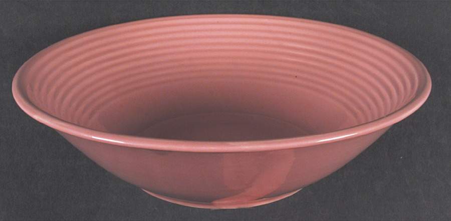Color Connection Pink 9" Round Vegetable Bowl by Montgomery Ward-1