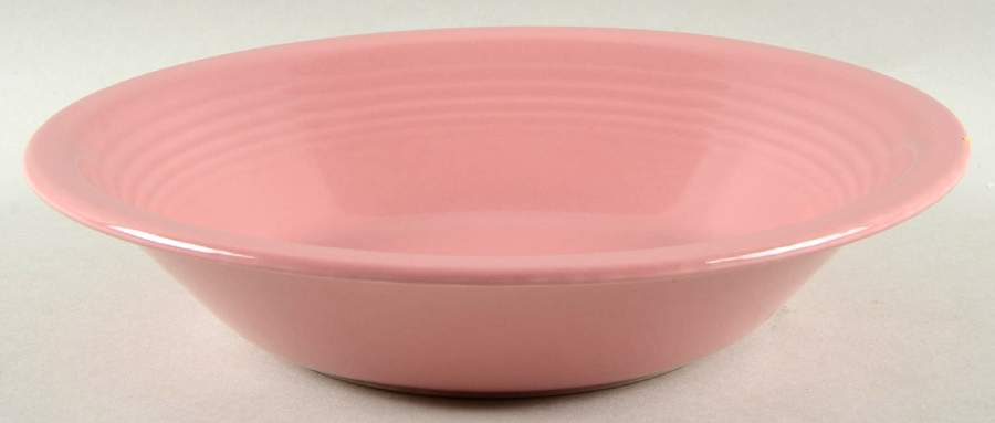 Color Connection Pink Coupe Soup Bowl by Montgomery Ward-1