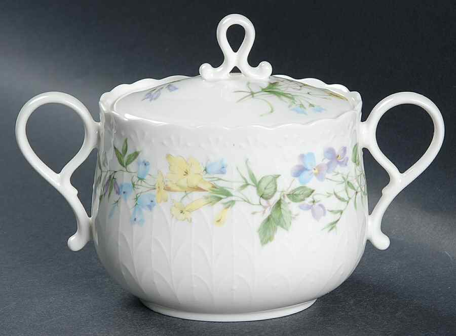 Belle Fleur Sugar Bowl & Lid by Mikasa-1