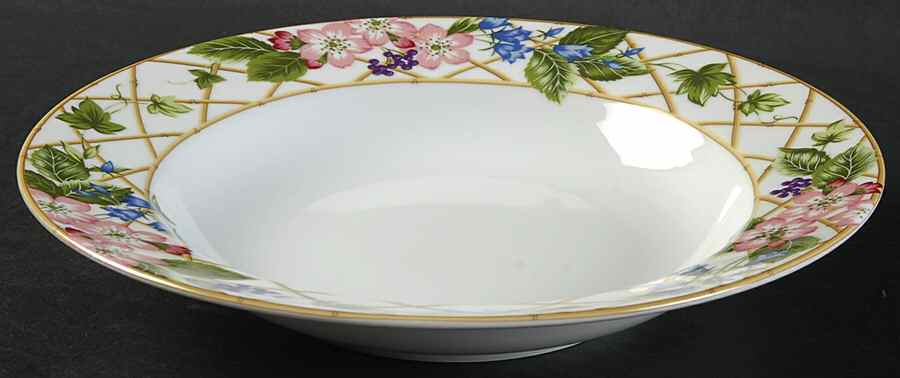 Sunshine Trellis Rim Soup Bowl by Mikasa-1