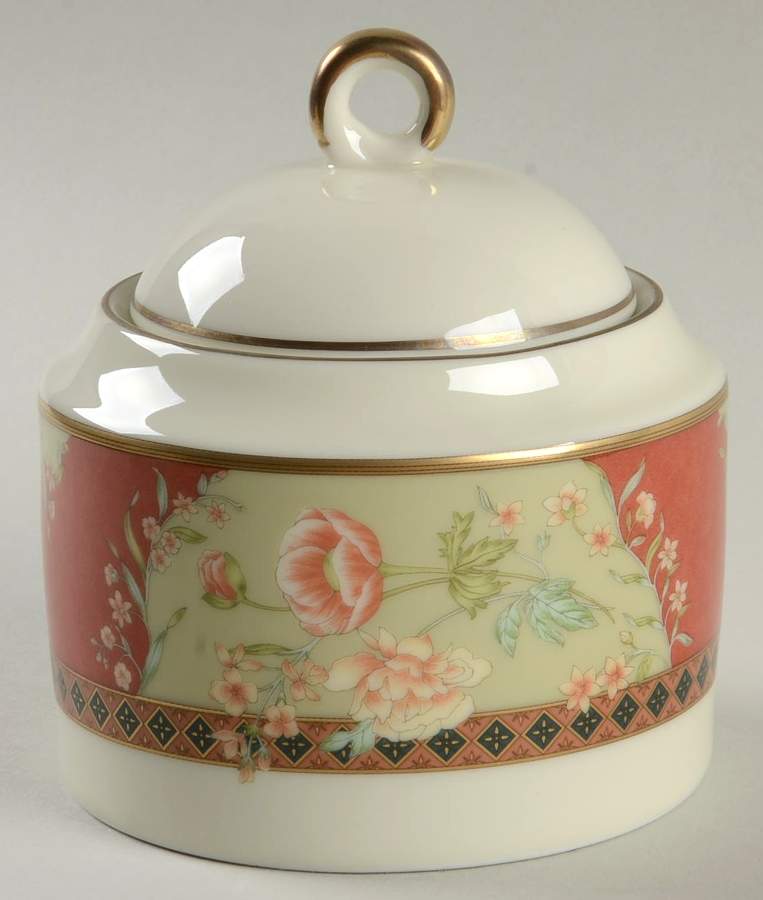 Camellia Sugar Bowl & Lid by Mikasa-1