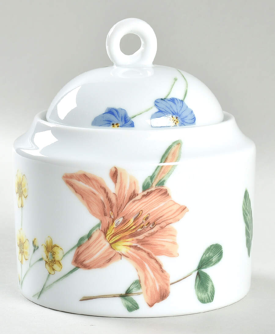 Lilliette Sugar Bowl & Lid by Mikasa-1