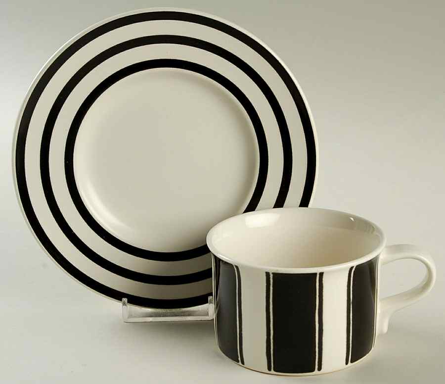 Madison Avenue Flat Cup & Saucer Set by Mikasa-1
