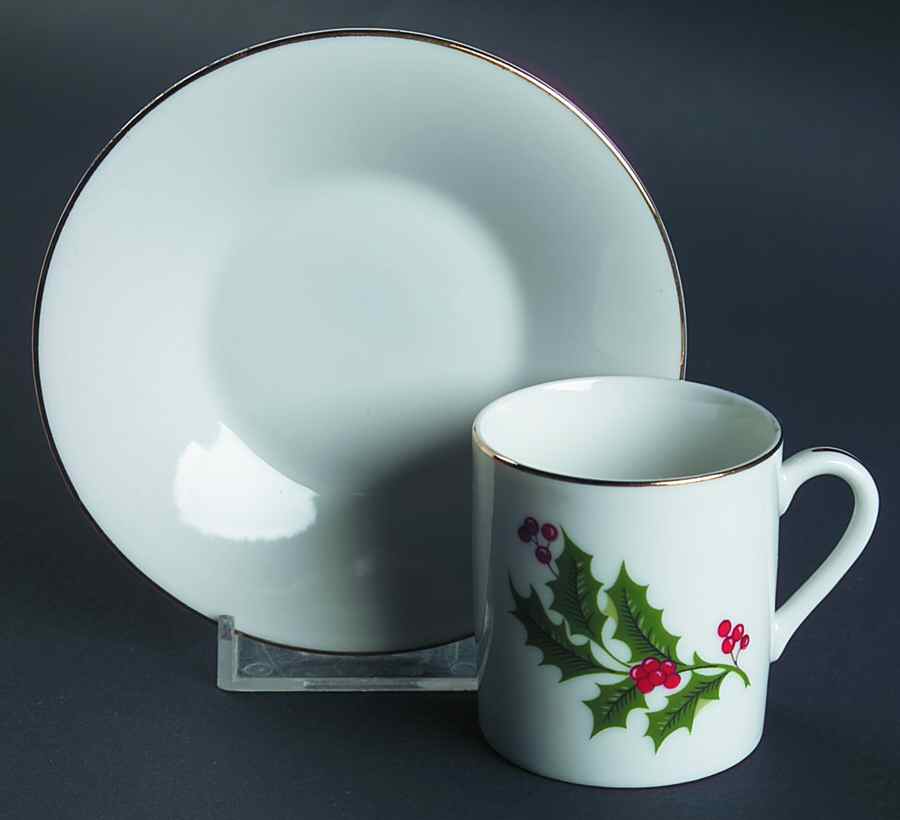 MGI2 Flat Demitasse Cup & Saucer Set by Mogi-1