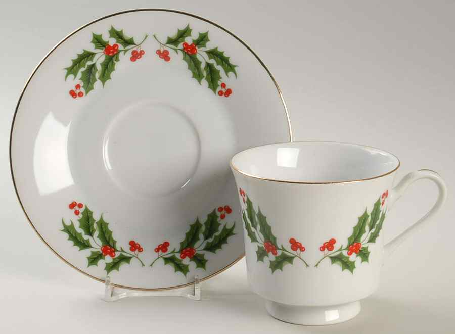 MGI2 Footed Cup & Saucer Set by Mogi-1