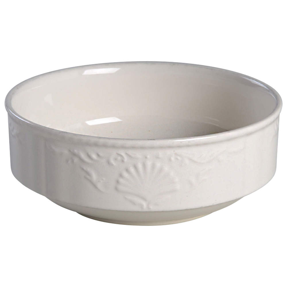 South Hampton White Fruit/Dessert (Sauce) Bowl by Mikasa-1