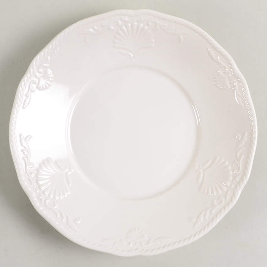 South Hampton White Saucer by Mikasa-1