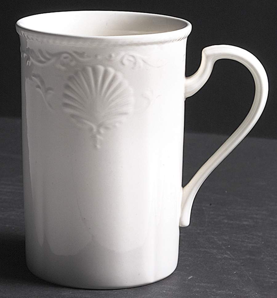 South Hampton White Cappuccino Mug by Mikasa-1